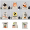 Halloween Emmer Party Spiders Witch Tote Bag Trick Or Treat Candy Gift Tassen Kid Speelgoed Trekkoord Pocket Festival levert opslagzakken