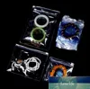 Wholesale 50pcs/lot Thick Blue Plastic PVC Jewelry Antioxidant Bag Jewelry Necklace Earring Beads Storage Dustproof PVC Bags