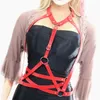 Bälten harajuku Tassel Garters Faux Leather Body Bondage Cage Sculpting Harness Kvinnor underkläder gotiska bältesremmar Suspenders233t