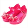 Mini Melissa Schmetterling Kinder Schuhe Kinder Gelee Sandalen Weichen Boden Prinzessin Mädchen Neue Sommer Mädchen T200515 Drop Lieferung 2021 Baby Mater