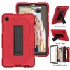 tablet Case For iPad 10.2 10.9 11 12.9 9.7 Inch mini45 samsung T290 T500 T220 T870 P610 PC+TPU portable Shockproof Kickstand PC cover