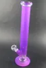 Red/ Purple/ Red Glass Water Bong Shisha Hookah Smoking Pipe Ice Catcher 14mm female joint