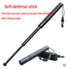 3 Sec Telescopic Hiking Poles Foldable 55 cm Wild Survival Supplies Trekking Adjustable Walking Sticks