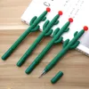 Cactus Gel Pen School Office Signature Pen Söt Kreativ Design Student Personlighet Skriver Stationery Gratis