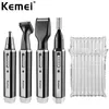 4in1 rechargeable nose trimmer beard trimer for men ear eyebrow nose hair trimmer for nose and ear hair removal cleaning machine 220301