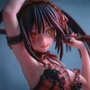 Anime Game Character Tokisaki Kuzou Action Model Figur Handmased Toy Black Red Lace Suit Model Room Decoration Sticker G09113504221