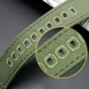 Watch Bands Beafiry Canvas Band 18mm 20mm 22mm Rilascio Quick Release Nylon Cinghi WatchBands Sports per Huawei Black Blue Green2412