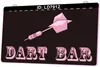 LD7912 Beer Bar Club Darts Light Sign Gravure 3D