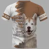 Men's T-Shirts Australian Shepherd 3D Printed T Shirts Streetwear Summer Tops Women For Men Funny Dog Tshirts Short Sleeve