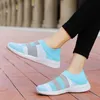 Lente Vrouwen Mesh Sneakers Vrouwen Schoenen Causale Gevulkaniseerd Vrouw Modu Gebreide Platte Dames Comfort Vroouwelijke Artı Boyutu Üzerinde Kayma