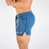 Marka Summer Fitness Spodenki Mężczyźni Mesh Oddychające Plaża Szorty Elastyczne Szybkie Suche Krótkie spodnie Cienkie Siłownie Joggers Trening Spodenki Mężczyzna 210421