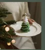 크리스마스 트리 아로마 테라피 촛불 손으로 만든 콩 왁 스 가정 장식 PO 소품 DIY 촛불 생일 선물 기념품 ZC692