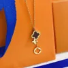 LOVE Necklaces Pendant Rose Gold Silver Color Necklace for Women Collar Costume Jewelry with original box bracelet