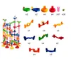 105 pièces/boîte enfants modèles de construction Kits bricolage jouets Construction marbre course course labyrinthe balles Type de pipeline blocs de piste jouets éducatifs pour les enfants