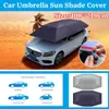 Umbrella Sunshade Sun Shade Cover Tent Cloth For Car Outdoor Barbecue Picnic Fishing Anti-UV Rainproof
