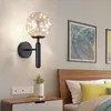 Lampada da parete Porta creatività nero/oro E27 Presa da comodino Lampade da soffitto Base Retro Vintage Illuminazione per interni per soggiorno