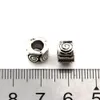 150st Lot Alloy Spacer Bead Big Hole 45mm för smycken som tillverkar armband halsband DIY -tillbehör 62x8mm D1024878118