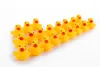 Bebê banhos pato brinquedo mini amarelo borracha sons crianças banho pequenos patos brinquedos crianças nadando aprendendo tou2515715