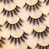 10 pares de cílios naturais longos 3d tira grossa dramática cílios postiços faux cils maquiagem fina para beauty6479020