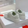 2021 Limited Edition Sneakers Top Multicolor Little White Shoes Demetra Sports Casual Gummi Sole Trainer med Fullpackage Show Style Gentleman Beardless