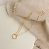 necklace Simple temperament circle clavicle ins cool fashion neck accessories women253c2896864