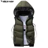 ベストメンズスタイリッシュな秋の暖かいノースリーブジャケット冬ウィストコートのファッションカジュアルコートSプラスサイズ210608