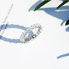 Bandas Anéis 925 Pavimento de prata Ajuste Full Square Diamante Eternidade Banda Noivado Anéis de Casamento Jóias 5,6,8,9,10,11,12