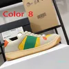 platform mannen gym Casual schoenen vrouwen Reizen lederen veterschoen sneaker koeienhuid mode Letters Splicing vrouw schoen Platte dame sneakers