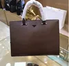 Herrens bruna läder portfölj högkvalitativ bärbar dator väska stor kapacitet retro mode designer handväska
