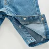 Salopette di jeans Primavera Autunno Baby Jeans Vestiti Panno Ragazza Body Per nati Bambini 210528