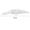 50 pçs 9cm 62g isca de pesca sem pintura corpo em branco diy crankbait swimbait iscas falsas299c6568976