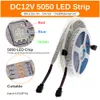 LED-strip 4040 upgrade van 5050 DC12V 60LEDS / M 6W / M FLEXIBELE LED LICHT RGB 5050 LED Strip 300leds 5m / lot