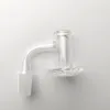 Liquidificador Quartz Banger Fumando o liquidificador Spin Spin Cyclone Bottom 10mm 14mm Male Ponto 45 90 graus Borda de borda Od 20mm