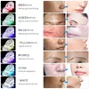 7 ألوان ضوء أدى قناع الوجه مع الرقبة تجديد الجلد علاج العناية بالوجه الجمال مكافحة حب الشباب العلاج تبييض أقنعة الجمال