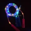 Cuerdas Equipos Suministros Outdoorled Intermitente Niños Saltar Cuerda Deportes aeróbicos Ejercicio para iluminación ajustable Fitness Equipm