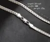 925 Sterling Silver Necklace 18K guld 5mm Full sidledes Halsband för kvinnor Män Party Gåvor Mode Engagement Bröllop Smycken GC608