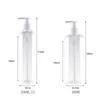 Storage Bottles & Jars 300ML 400ML X 20 Empty Plastic Lotion Bottle Liquid Soap For Personal Care Gold Silver Pump Cosmetic Container