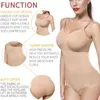 Bodysuit Shapewear Taille Trainer Volledige Body Shaper Dames Tummy Control Slimming Sheath Buik Shapers Slanke Corset Modellering Belt 211112