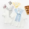 Mode bouton Up Satin soie chemise Vintage Blouse femmes blanc dame manches courtes femme lâche rue Harajuku chemises 210604
