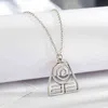 Avatar The Last Airbender Pendant Necklace Air Nomad Fire and Water Tribe Link Chain Necklace For Men Women High Quality Jewelry G220310