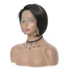 Brazilian Straight Pixie Cut Lace Wig 13x4x1 Remy Side Part Short Bob Human Hair For Black Women 150% Density