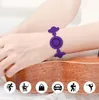 Kobiety Push Bubble Pop Fidget Zabawki Sensory Silikonowe Bransoletki Pierścień Puzzle Naciśnij Palec Bubbles Bransoletka