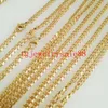 316L roestvrijstalen ketting, 4mm, goud, 16-40 inch ketting, groothandel, 5/10/20 stuks / batch Q0809