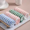 Chiffons de nettoyage, serviette de cuisine absorbante et épaisse, chiffon de lavage de la vaisselle, multi-usages, anti-poussière et fournitures de nettoyage sales de119