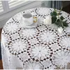 Super Elegant Table Coberturas Nordic Pastoral Lace Pano Crochet Panos Quadrados Dining Guardanapo De Pano De Pano 210626
