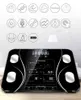 Bluetooth Smart Weight Scale Human Health Analyzer Höghållfast Härdad Glas Multifunktionell LED Display Skala H1229