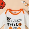 Ankomst Höst Baby Unisex Halloween stil sätter toddler pojke festival kläder 210528