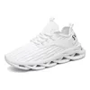 Partihandel 2023 Toppkvalitet Löpskor Män kvinnor Sport Super Light Breattable Triple White Blue Outdoor Sneakers Storlek 39-44 WY02-H917