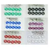 70pcs 7 Color Mixed Aluminum JDM Fender Washers and M6 Bolt Car Modified Hex Fasteners Fender Washer Bumper Engine Concave Screws286I