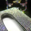 Rhinestone Diamond Crystal Auto Luxo Titular Tipo de Tipo de Tecido Caixa de Tecido Estilo Diamante BLING Capa Mulheres